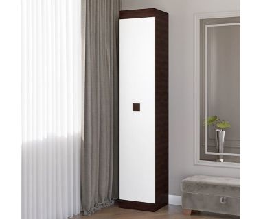 Шафа-пенал закрита Еверест Соната венге темна + біла (DTM-2277) Шафа-пенал закрита Еверест Соната венге темна + біла (DTM-2277)