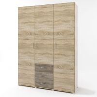 Шафа розстібна велика Еверест Бриз ШП-5 сонома + трюфель (DTM-2290)