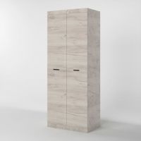 Шкаф распашной 2-х дверный Эверест Соната-800 дуб крафт белый (DTM-2687)