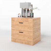 Тумба приліжкова Еверест Соната 50х38х50 дуб золотий крафт (DTM-2712)