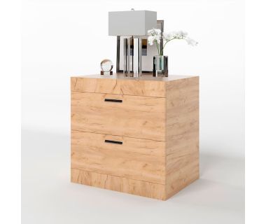 Тумба приліжкова Еверест Соната 50х38х50 дуб золотий крафт (DTM-2712) Тумба приліжкова Еверест Соната 50х38х50 дуб золотий крафт (DTM-2712)