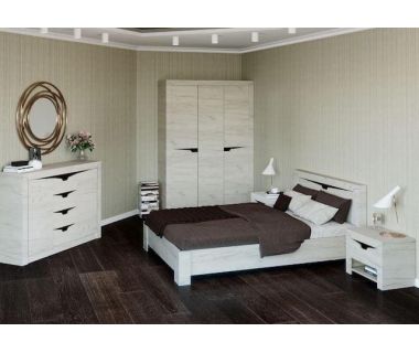 Спальня Еверест Liberty Комплект №3 (5 елементів) дуб білий крафт (DTM-2441)