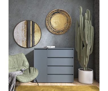 Комод Эверест КЛ-3 Лайт (телескопические) 105х38х93 см Графит (DTM-4898) Комод Эверест КЛ-3 Лайт (телескопические) 105х38х93 см Графит (DTM-4898)