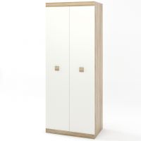 Шафа розстібна 2-х дверна Еверест Соната-800 дуб сонома + білий (DTM-2298)