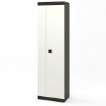 Шкаф распашной Эверест Соната-600 венге темный + белый (DTM-2309)