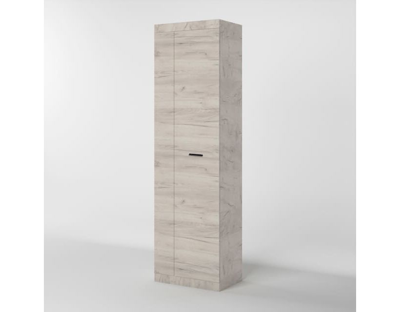 Шафа розстібна Еверест Соната-600 дуб крафт білий (DTM-2683)