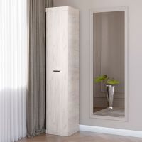 Шкаф-пенал закрытый Эверест Соната дуб крафт белый (DTM-2691)