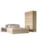 Спальня Эверест Бриз комплект 3 (модульная - 3 элемента) сонома + трюфель (DTM-2551) в интернет магазине мебели "Меблі Даром"