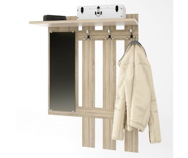 Вішалка Еверест Тандем із дзеркалом дуб сонома (DTM-2650) Вішалка Еверест Тандем із дзеркалом дуб сонома (DTM-2650)