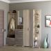 Прихожая Эверест Бриз-4 с распашным шкафом ШП-2 (4 элемента) сонома + трюфель (DTM-2659) в интернет магазине мебели "Меблі Даром"