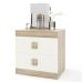 Тумба нічна Еверест Соната 50х38х50 сонома + білий (DTM-2075)