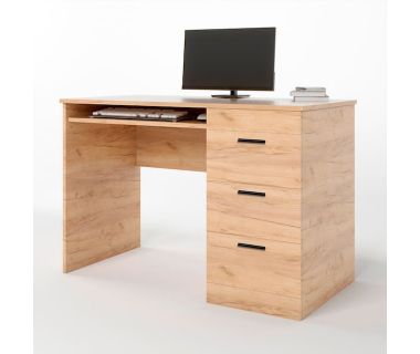 Стіл письмовий Еверест Соната (110х55х75,5) дуб крафт золотий (DTM-2720)