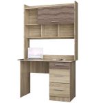 Стол с Надстройкой Эверест Школьник-4 сонома + трюфель (DTM-2178)