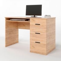 Стол письменный Эверест Соната (110х55х75,5) дуб крафт золотой (DTM-2720)