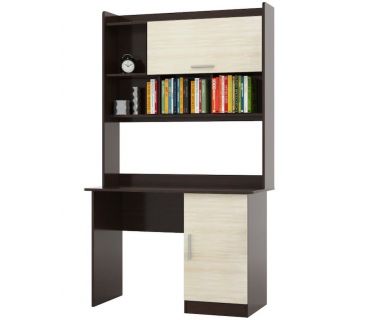 Стол для ученика с Надстройкой Эверест Школьник-5 венге + дуб молочный (DTM-2167)