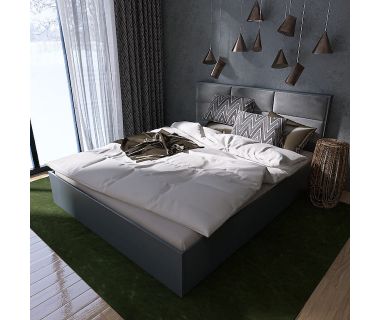 Кровать двуспальная Эверест КЛ-1600 Лайт (ламельный каркас) 160х200 см Графит (DTM-4901) Кровать двуспальная Эверест КЛ-1600 Лайт (ламельный каркас) 160х200 см Графит (DTM-4901)