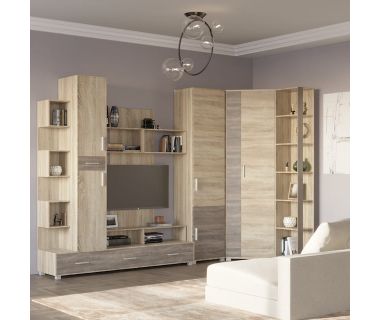 Стінка Еверест Бриз + Пенал 15 + Кутова шафа ШКУ-14 + Пенал 18 сонома + трюфель (DTM-2244) Стінка Еверест Бриз + Пенал 15 + Кутова шафа ШКУ-14 + Пенал 18 сонома + трюфель (DTM-2244)