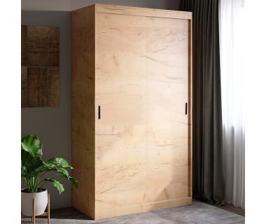 Шафа-купе Еверест Соната 1200 дводверна 120х60х217 дуб крафт золотий (DTM-2668)