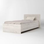 Односпальная кровать Эверест Соната-900 90х200 см дуб крафт белый (DTM-2675)