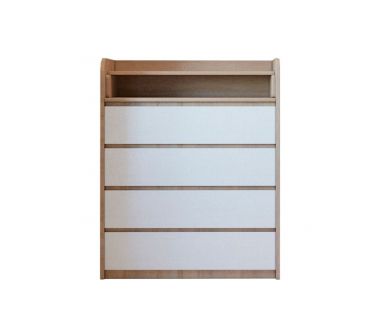 Комод пеленальный Эверест 80х45х101 сонома + белый (телескопы) (DTM-2446) Комод пеленальный Эверест 80х45х101 сонома + белый (телескопы) (DTM-2446)