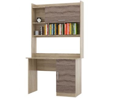 Стол для ученика с Надстройкой Эверест Школьник-5 сонома + трюфель (DTM-2168)