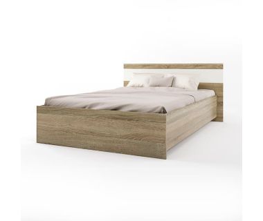 Кровать двуспальная Эверест Соната-1400 140х200 см дуб сонома + белый (DTM-2092) Кровать двуспальная Эверест Соната-1400 140х200 см дуб сонома + белый (DTM-2092)