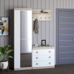 Прихожая Эверест Соната 4 (модульная - 4 элемента) дуб сонома + белый (DTM-2196)