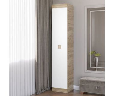 Шкаф-пенал закрытый Эверест Соната дуб сонома + белый (DTM-2275)