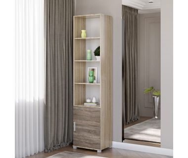 Шафа-пенал відкритий Еверест Бриз-14 сонома + трюфель (DTM-2282) Шафа-пенал відкритий Еверест Бриз-14 сонома + трюфель (DTM-2282)