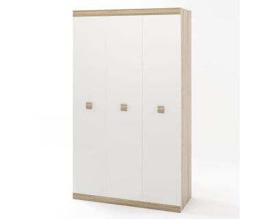 Шафа 3-х дверна Еверест Соната-1200 дуб сонома + білий (DTM-2293)