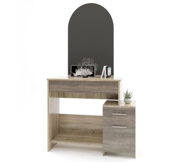 Трюмо-1 комплект для спальні Еверест сонома+трюфель (DTM-2460) Трюмо-1 комплект для спальні Еверест сонома+трюфель (DTM-2460)