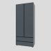 Шафа дводверна Еверест ШЛ-2 Лайт Графіт (DTM-4912)