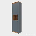 Пенал открытий Эверест Нордик-600 Графит + Дуб крафт золотой (DTM-5534)