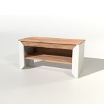 Тумба для взуття Еверест Нордік-900 90х38х45 см Білий + Крафт золотий дуб (DTM-5545)