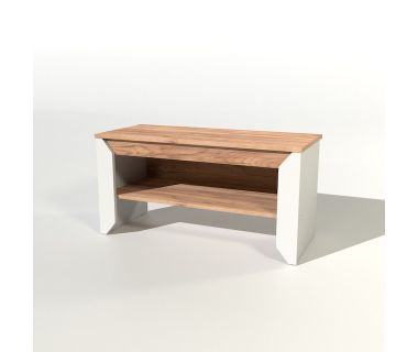 Тумба для обуви Эверест Нордик-900 90х38х45 см Белый + Дуб крафт золотой (DTM-5545) Тумба для обуви Эверест Нордик-900 90х38х45 см Белый + Дуб крафт золотой (DTM-5545)