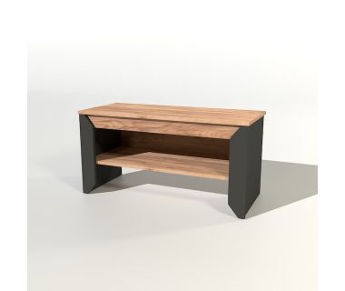 Тумба для обуви Эверест Нордик-900 90х38х45 см Графит + Дуб крафт золотой (DTM-5546) Тумба для обуви Эверест Нордик-900 90х38х45 см Графит + Дуб крафт золотой (DTM-5546)