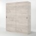Шкаф-купе Эверест Соната 1800 двухдверный 180х60х217 дуб крафт белый (DTM-2669)