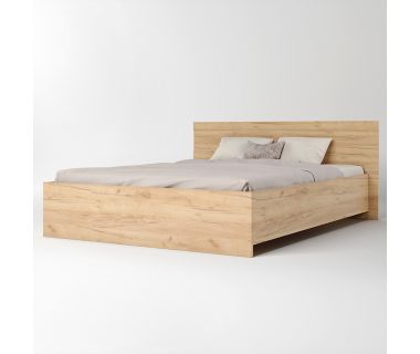 Кровать двуспальная Эверест Соната-1600 160х200 см дуб крафт золотой (DTM-2680)