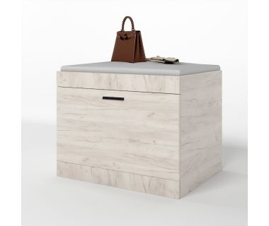 Тумба для обуви Эверест Соната ТО-600 60х38х45 дуб крафт белый (DTM-2723) Тумба для обуви Эверест Соната ТО-600 60х38х45 дуб крафт белый (DTM-2723)