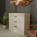 Комод Эверест на 3 ящика Соната-1 80х38х75 дуб крафт белый (DTM-2693)