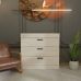 Комод Эверест на 3 ящика Соната-1 80х38х75 дуб крафт белый (DTM-2693)
