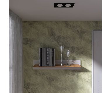 Настінна полиця Еверест Нордік-1000 Білий + Дуб крафт золотий (DTM-5523) Настінна полиця Еверест Нордік-1000 Білий + Дуб крафт золотий (DTM-5523)