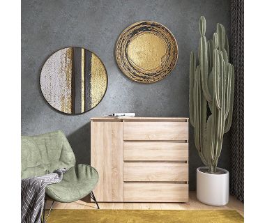 Комод Эверест КЛ-3 Лайт (телескопические) 105х38х93 см Дуб сонома (DTM-4643) Комод Эверест КЛ-3 Лайт (телескопические) 105х38х93 см Дуб сонома (DTM-4643)