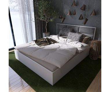 Кровать двуспальная Эверест КЛ-1400 Лайт (подъемный механизм) 140х200 см Нимфея Альба (DTM-4660)