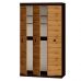 Шафа 3-х дверна Еверест Соната-1200 венге темний + дуб крафт золотий (DTM-2294)