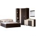 Спальня Эверест Бриз комплект 1 (модульная - 6 элементов) с комодом Бриз К-6 (телескопы) венге + дуб молочный (DTM-2544) в интернет магазине мебели "Меблі Даром"