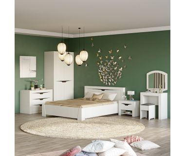 Спальня Еверест Liberty Комплект №1 (6 елементів) дуб білий крафт (DTM-2437) Спальня Еверест Liberty Комплект №1 (6 елементів) дуб білий крафт (DTM-2437)