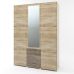 Шкаф распашной большой с зеркалом Эверест Бриз ШП-5 сонома + трюфель (DTM-2483)