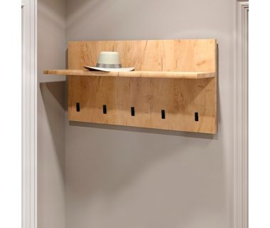 Вішалка на стіну Еверест Соната-800 80х40 см дуб крафт золотий (DTM-2730)