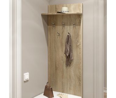 Вешалка на стену Эверест Соната-600 60х130 см Дуб сонома (DTM-2120) Вешалка на стену Эверест Соната-600 60х130 см Дуб сонома (DTM-2120)
